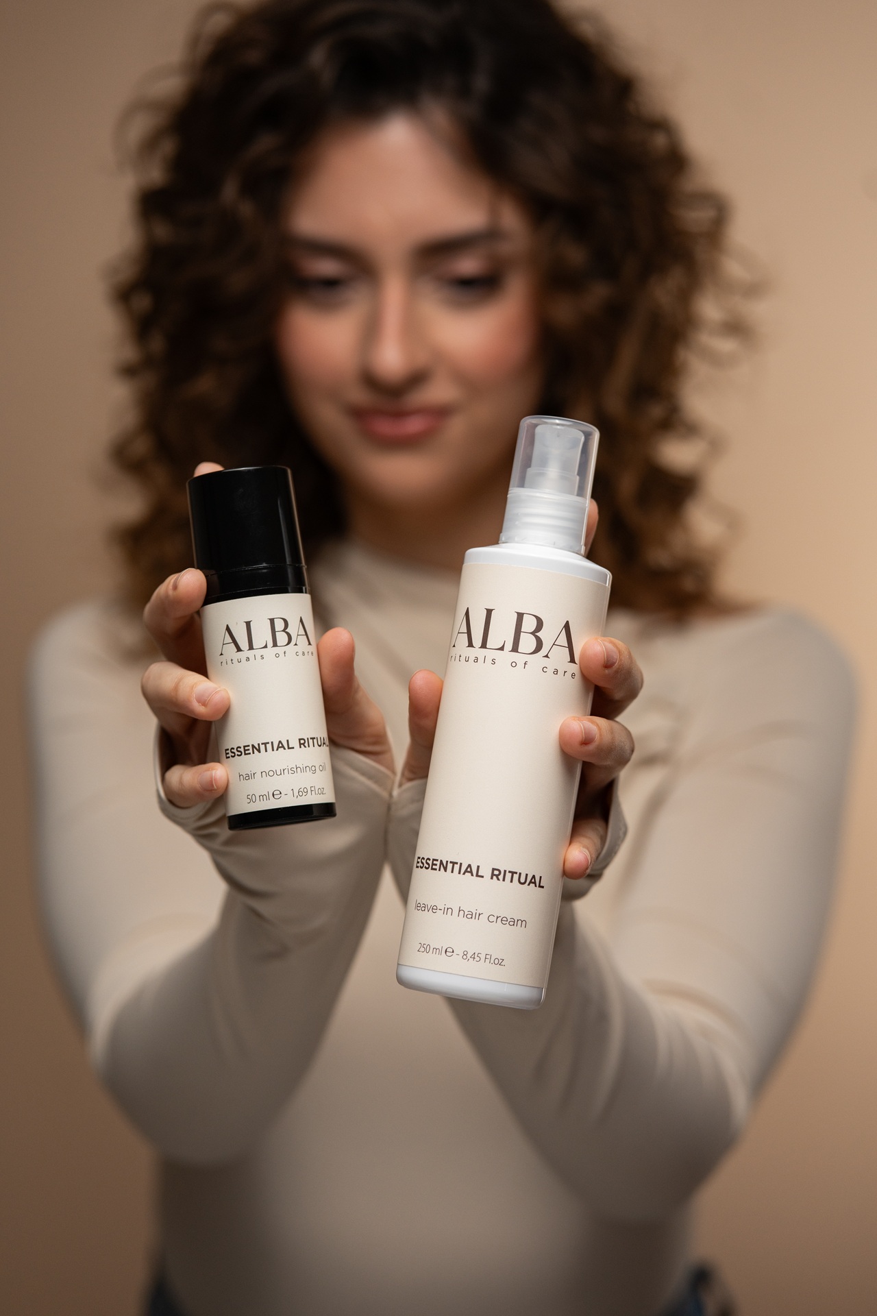 Hair Thermal protector - Leave-in Cream - Nourishing Oil