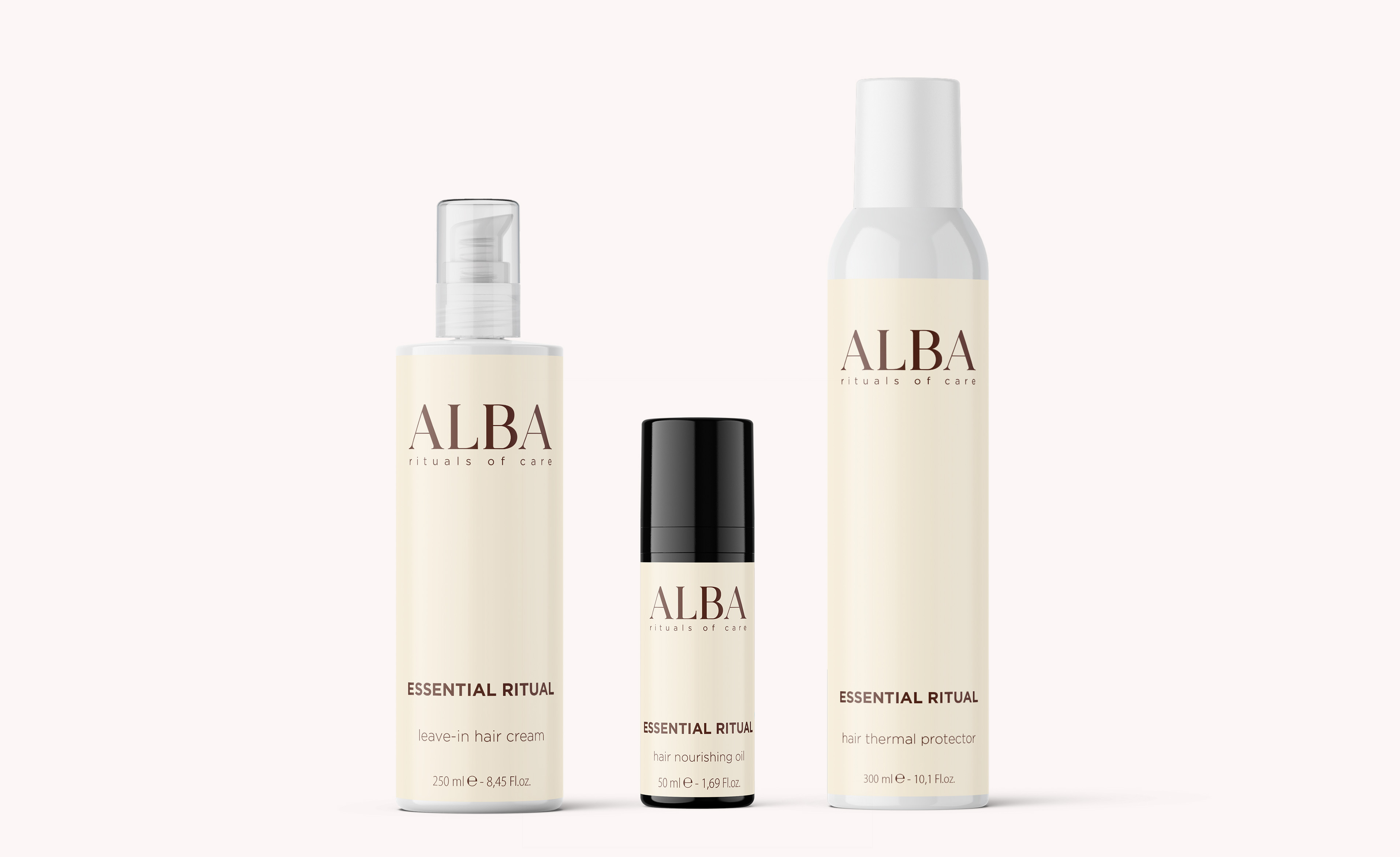 Hair Thermal protector - Leave-in Cream - Nourishing Oil